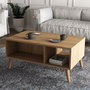Hanah Home Mesa de Centro Bohemia Roble